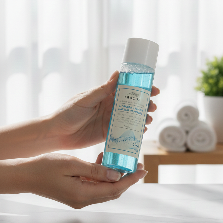 Eracos AA3 Cleanser Toner Makeup Remover Gentle Formula Clears Impurities Removes Makeup