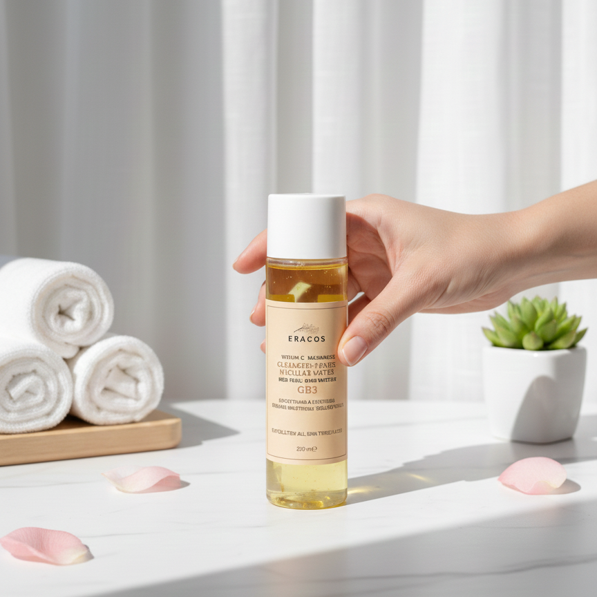 Eracos GB3 Cleanser Toner Micellar Water Gentle Formula Removes Makeup Clears Impurities