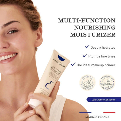 Embryolisse Lait-Crème Concentré Multi-Function Moisturizer | Nourishing Face Cream & Makeup Base (75ml)