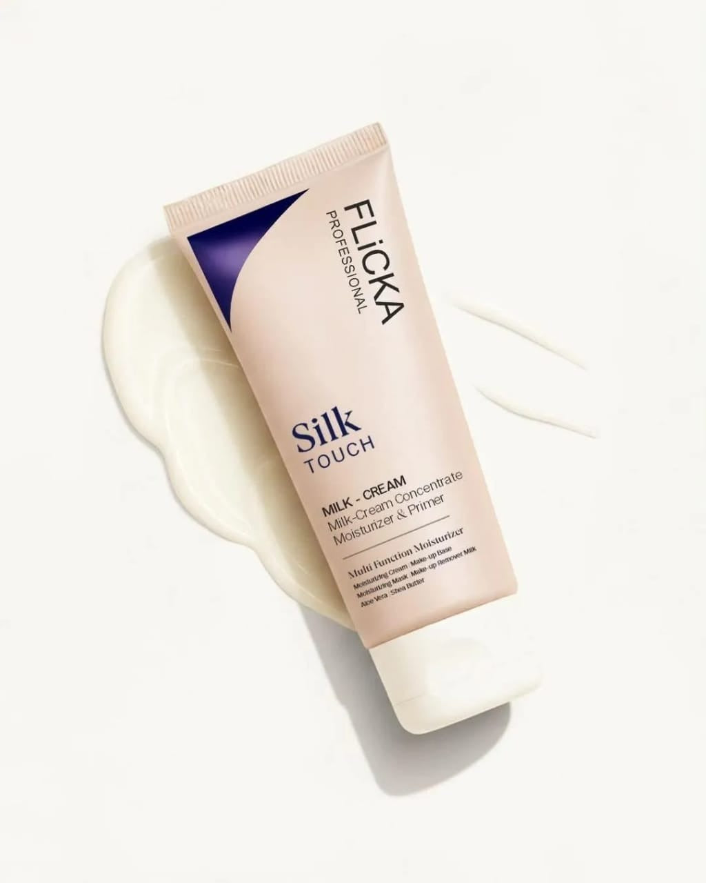 FLICKA Professional Silk Touch Milk-Cream Concentrate 60g | 3-in-1 Moisturizer, Primer & Makeup Base
